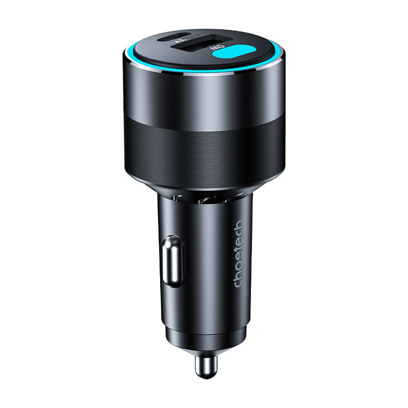 Choetech TC0011 Car Charger 130W 2x USB-C 1x USB-A (black)
