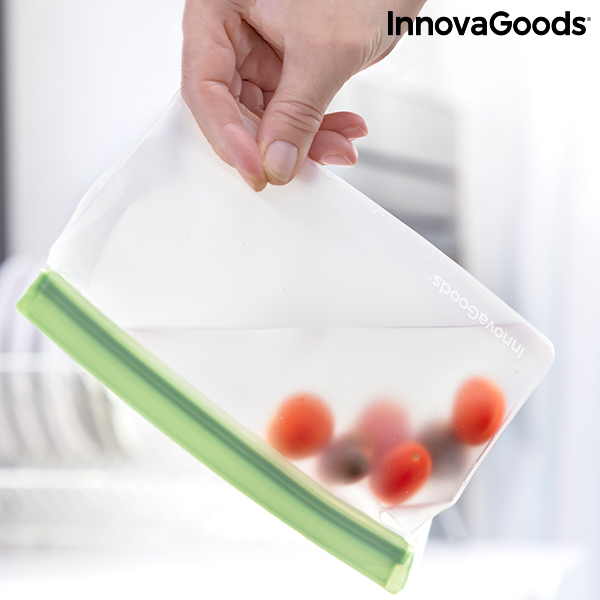Set of Reusable Hermetically-sealed Bags Zags InnovaGoods 6 Pieces Set of Reusable Hermetically-sealed Bags Zags InnovaGoods 6 Pieces
