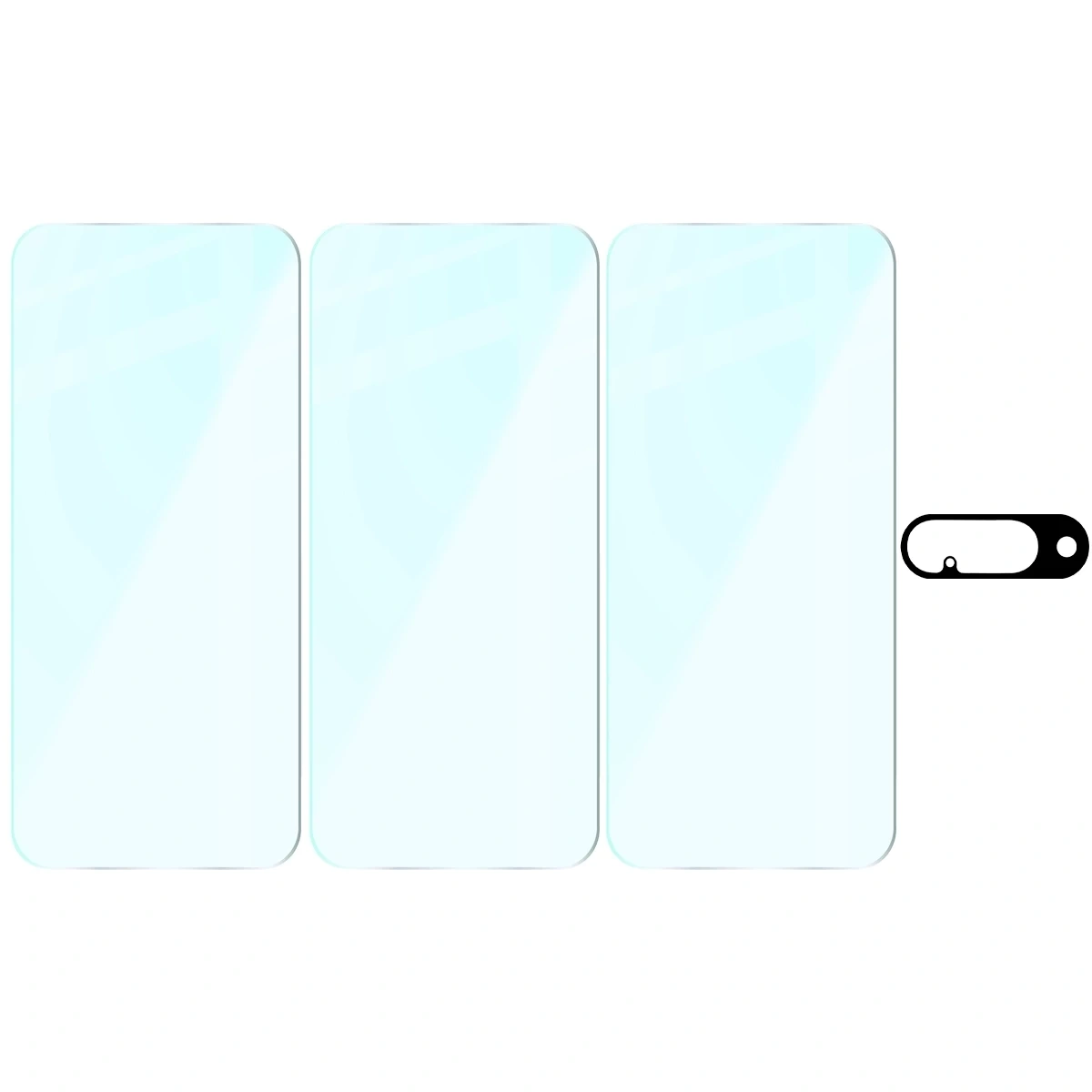 3x Szkło na ekran + szkło na aparat Bizon Glass Clear Pack do Google Pixel 10
