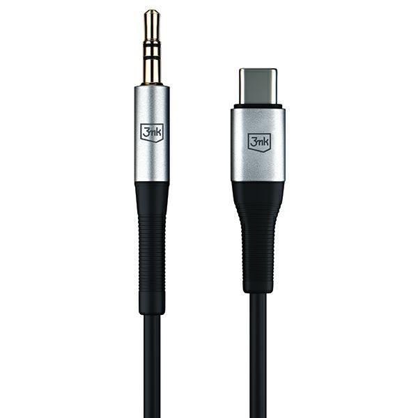 3MK AUX cable USB-C / jack 3.5mm 1m