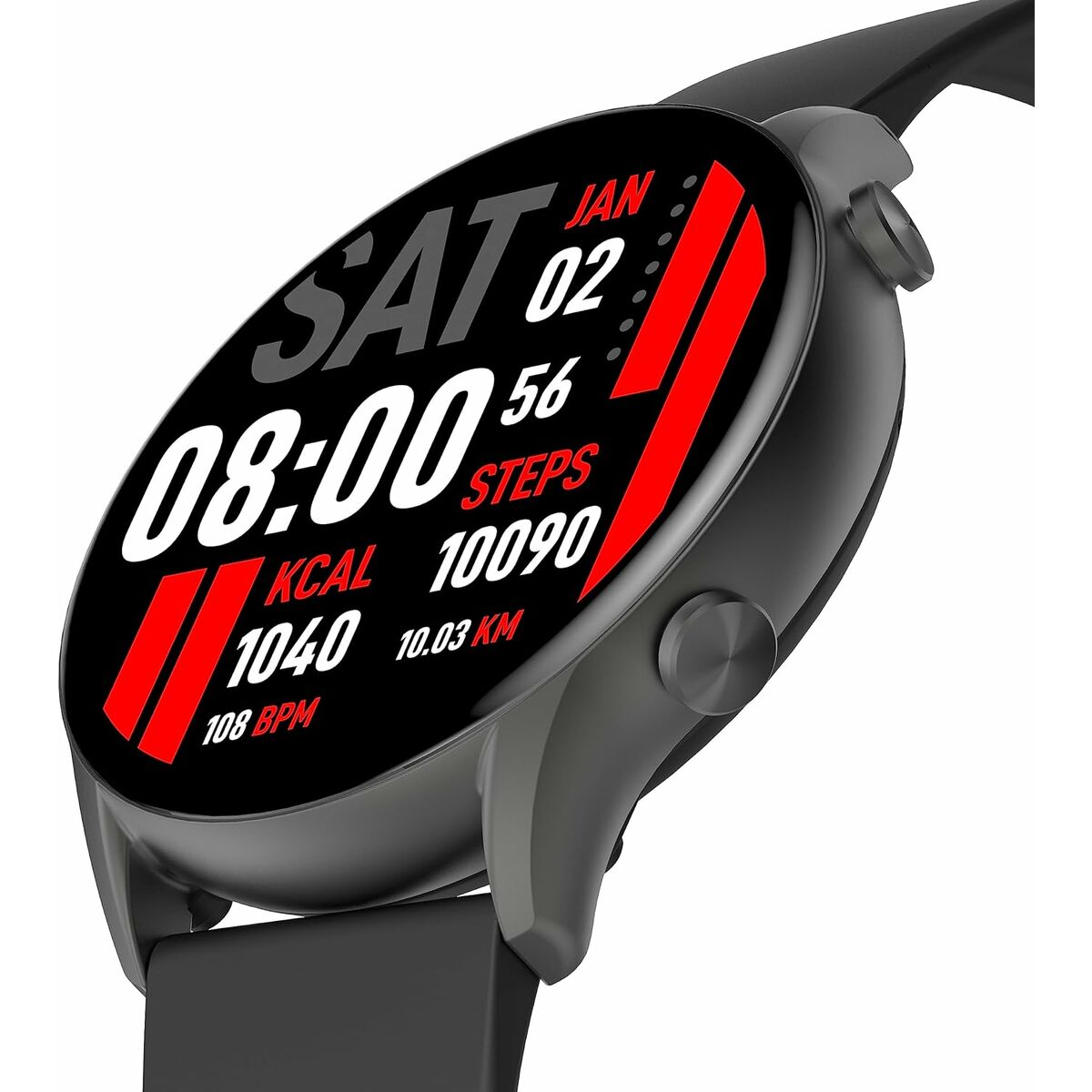 Smartwatch KR-BLACK Black