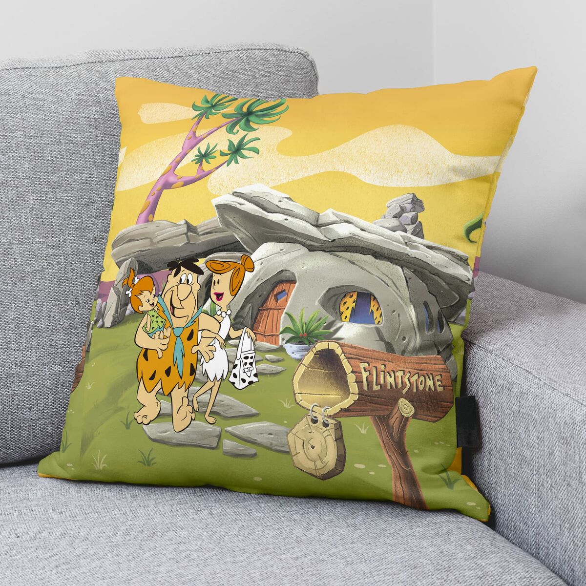 Cushion cover The Flintstones 45 x 45 cm