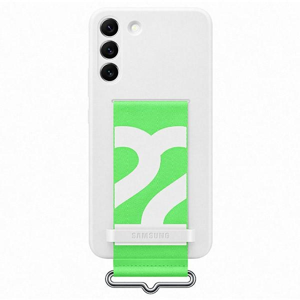 Samsung Galaxy S22+ Plus EF-GS906TW white Silicone Cover Strap