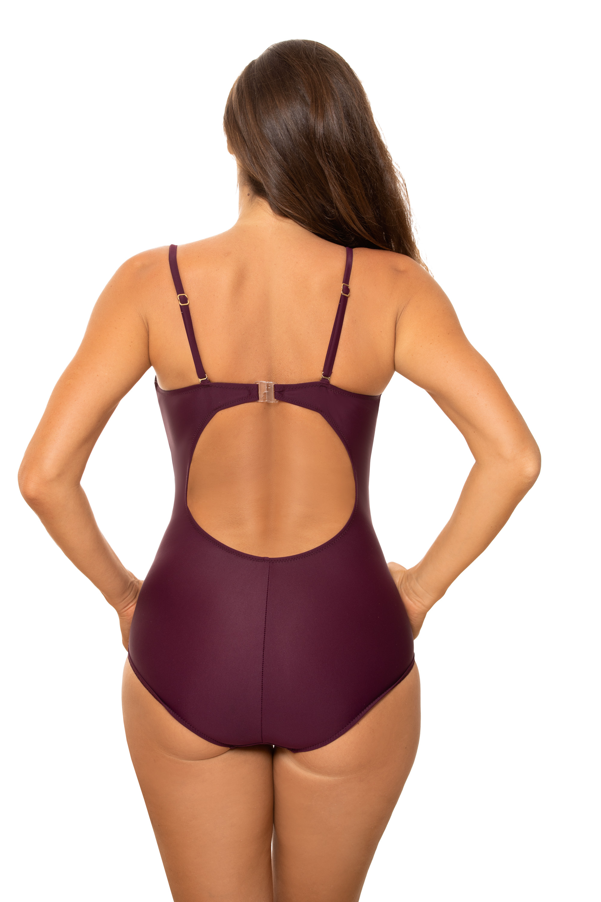 Swimsuit one piece model 164273 Marko violet Ladies