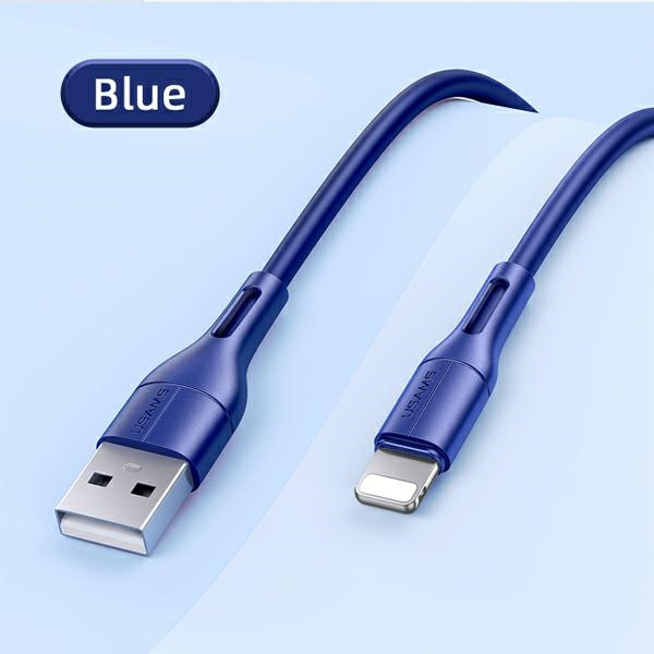 USAMS Cable U68 Lightning 2A Fast Charge 1m blue SJ500USB03 (US-SJ500)
