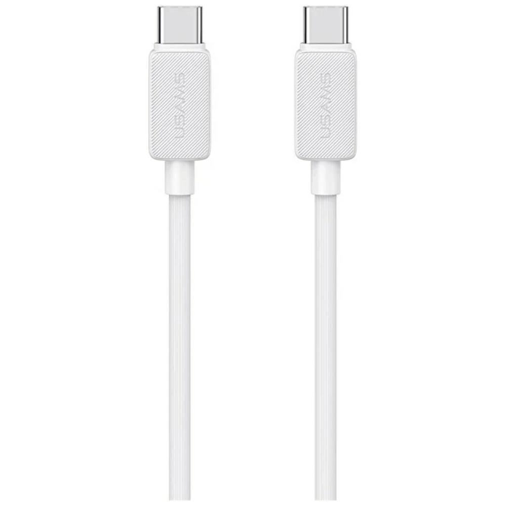 Kabel USAMS KY Series US-SJ691 60W USB-C / USB-C 1m biały