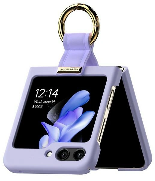 Etui Mercury Gold Ring do Samsung Galaxy Flip6 liliowy