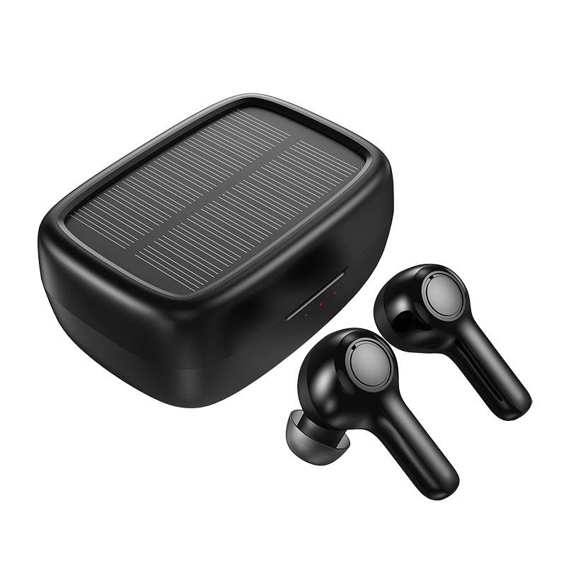 Choetech Solar Sports TWS Earphones with Solar Panel (black)