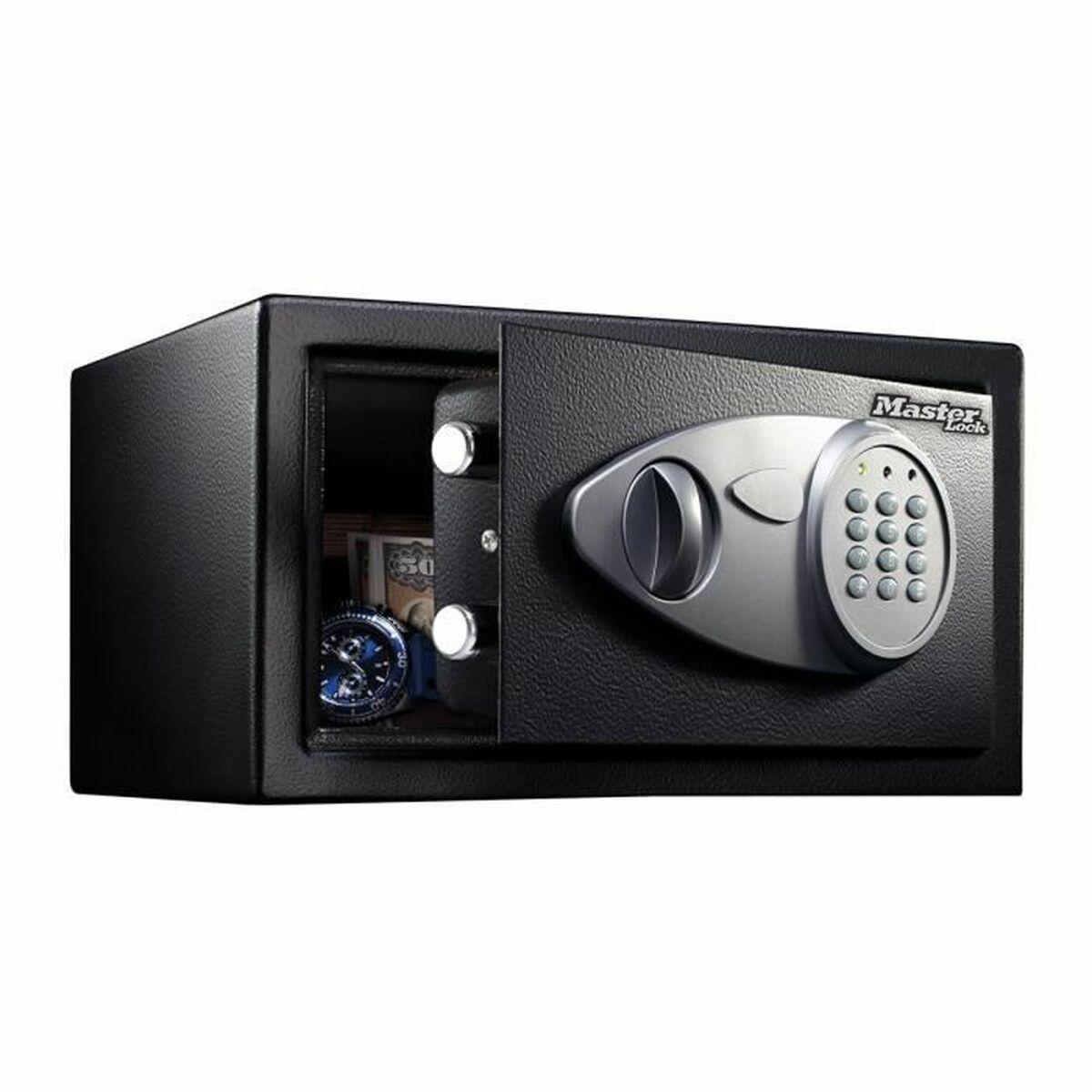 Safety-deposit box Master Lock X041ML 11,7 x 7,9 x 5 cm Black Steel Black/Grey