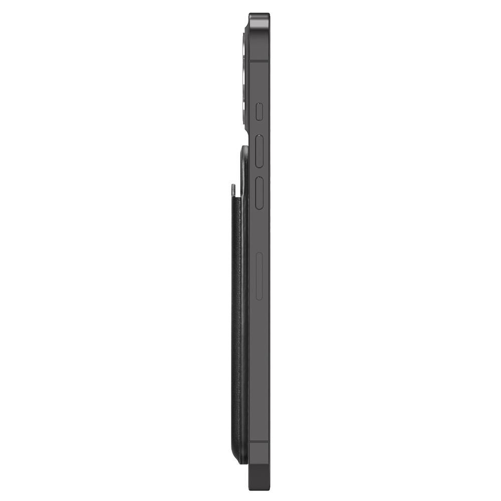 Etui na karty MagSafe Spigen Valentinus Universal Magnetic Card Holder Black