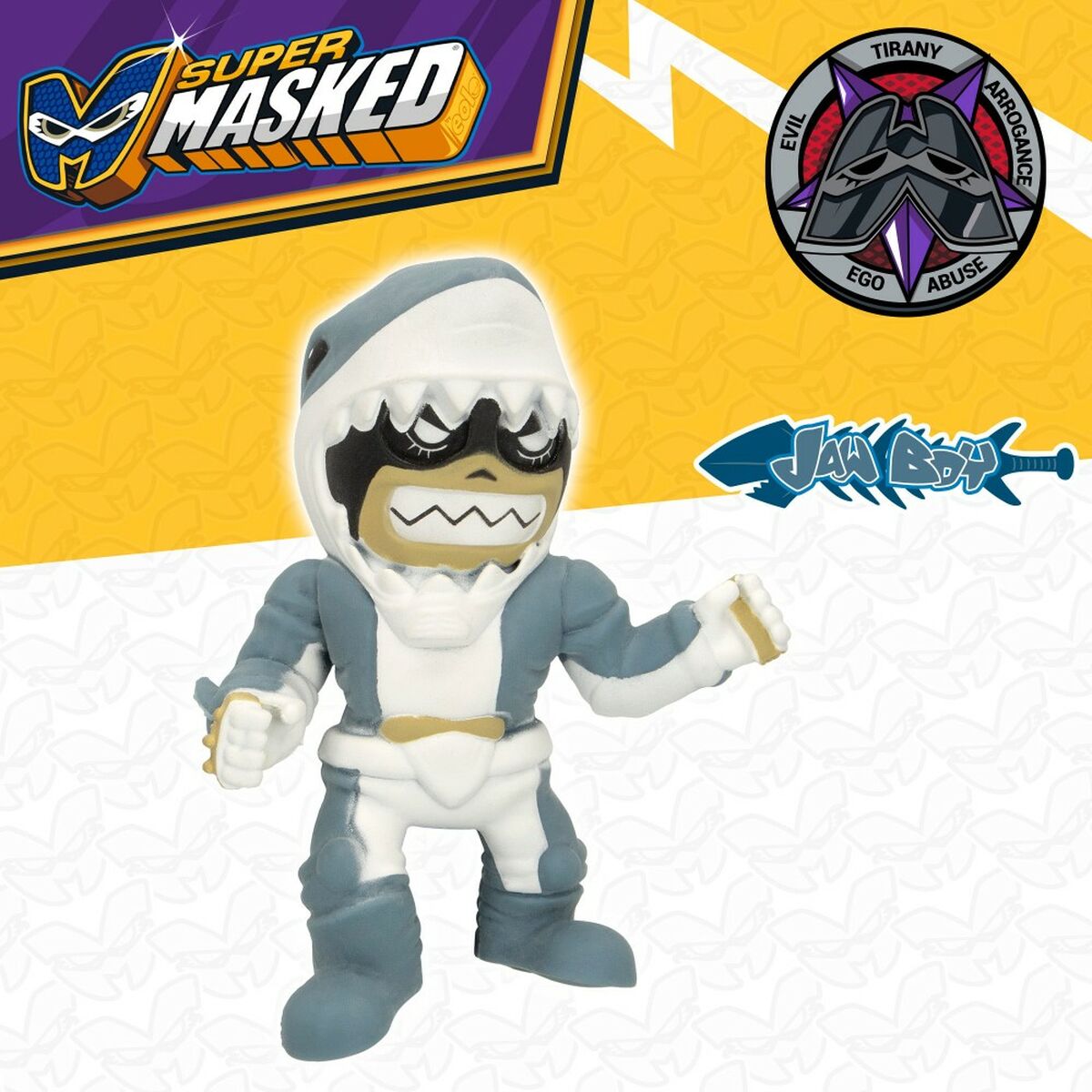 Collectable Figures Eolo Super Masked Jaw Boy Elastic 14 x 16 x 8,5 cm (12 Units)