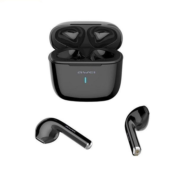 AWEI Wireless In-Ear Earphones Bluetooth 5.0 T26 TWS black