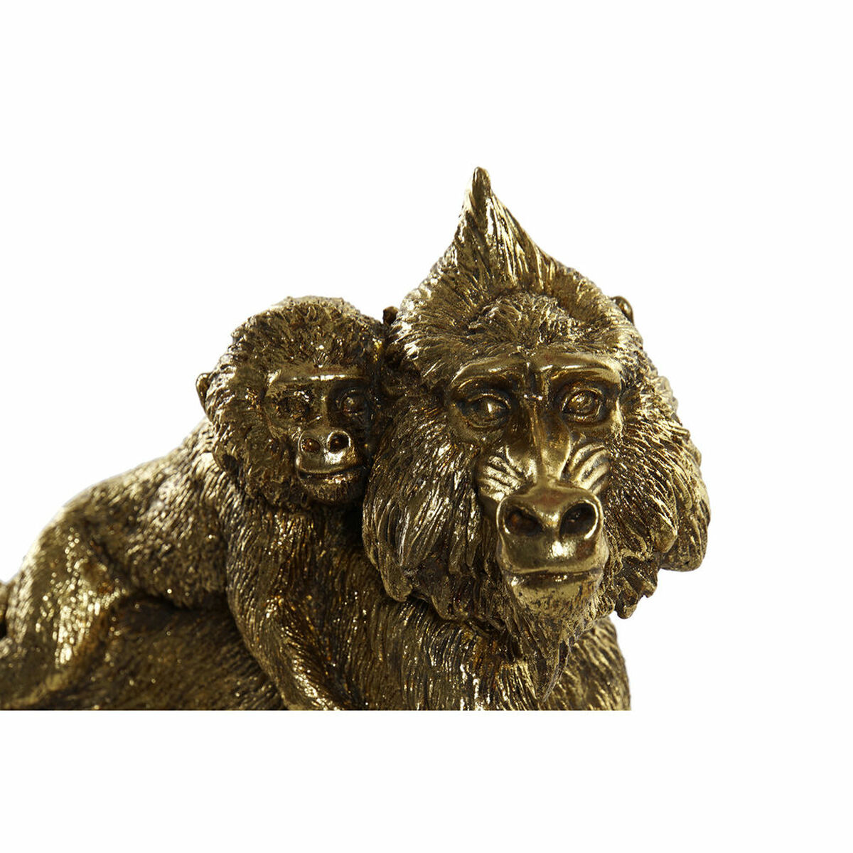 Decorative Figure DKD Home Decor FZ-93397 21 x 8,5 x 18,5 cm Golden Resin Colonial