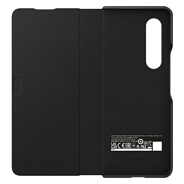 Samsung Galaxy Z Fold 3 EF-FF926LBEGWW black Leather Flip Cover