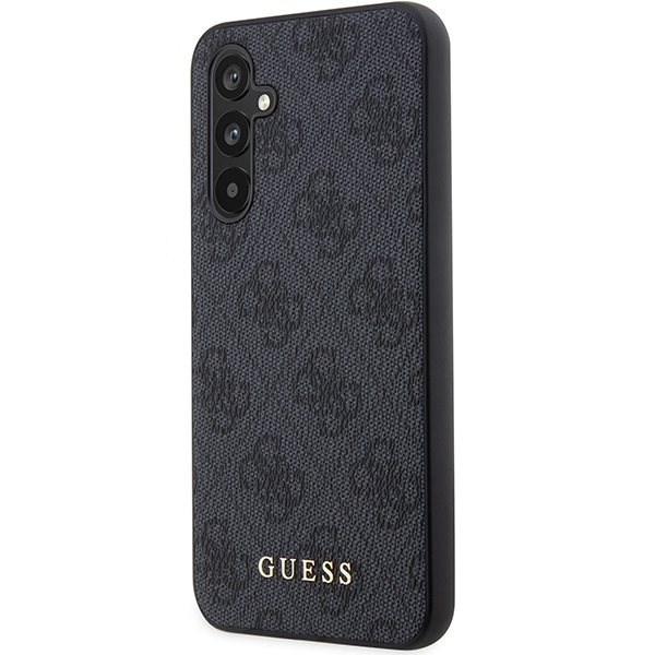 Guess GUHCSA54G4GFGR Samsung Galaxy A54 5G grey hard case 4G Metal Gold Logo
