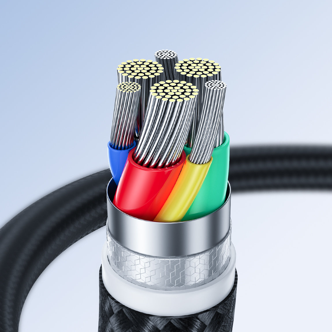 Cable Joyroom Surpass Series USB-C/Lightning 20W 0.25m black