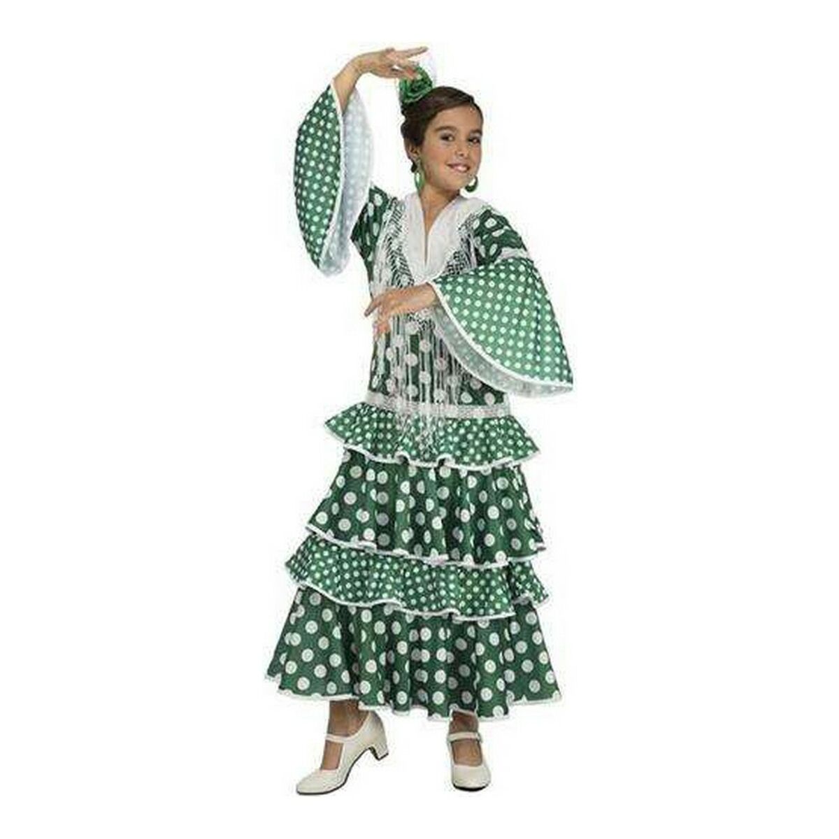 Costume for Children My Other Me Giralda Green Flamenco Dancer