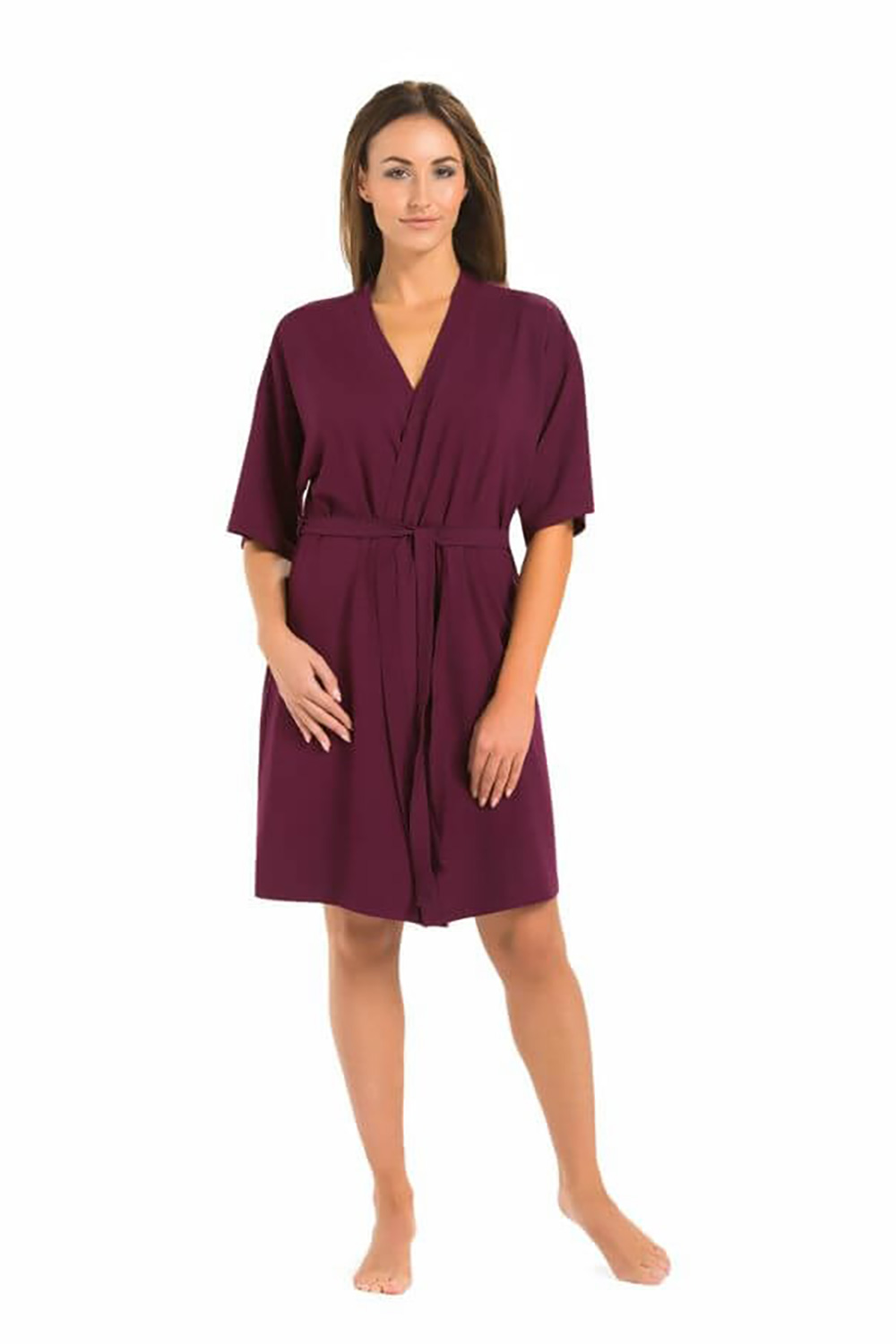  Bathrobe model 183045 Teyli  violet