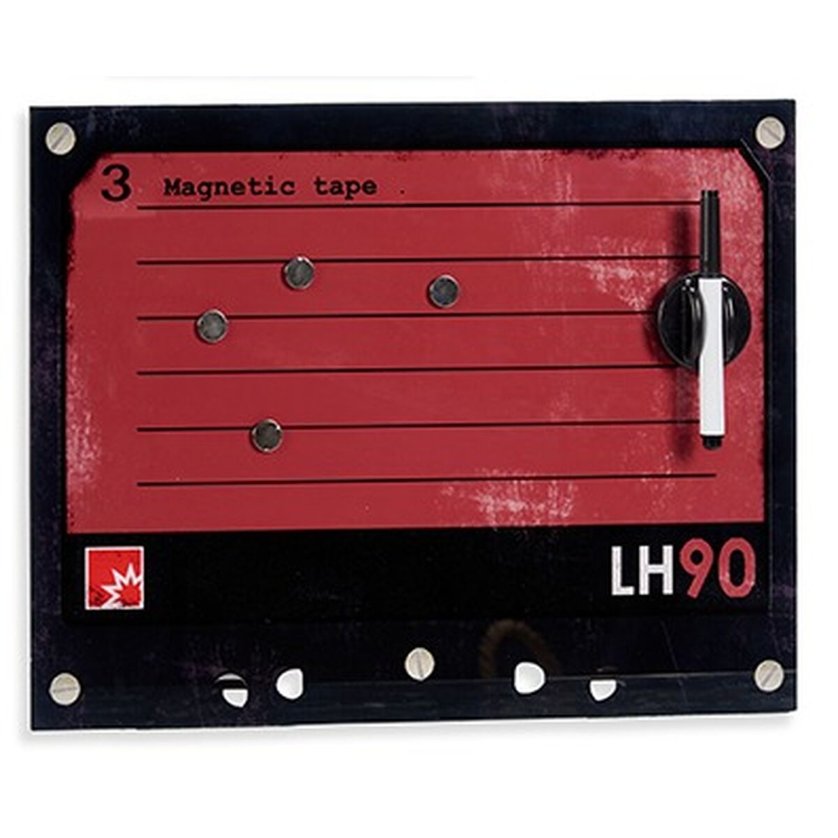 Tablica Magnetyczna z Markerem 40 x 30 cm (4 Sztuk)