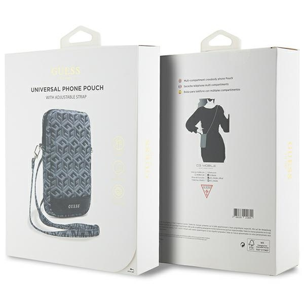 Guess GUWBZPGCSPGK Zip GCube Bottom Stripe black