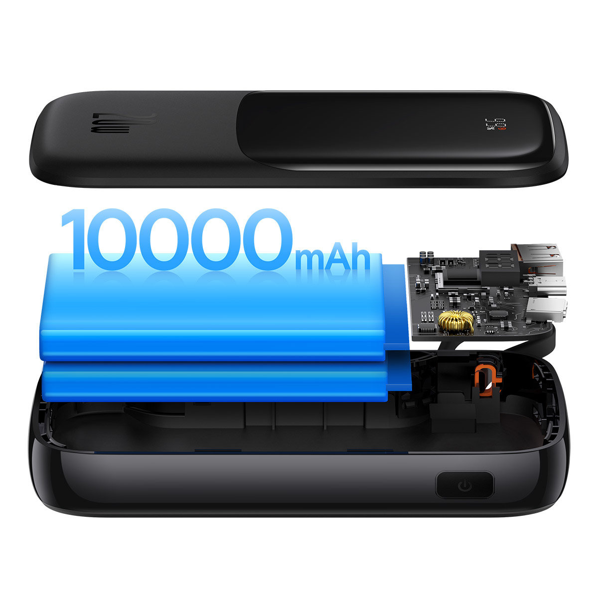 Baseus Qpow Pro 10000mAh Powerbank 20W Overseas Edition + USB-C Cable 3A black