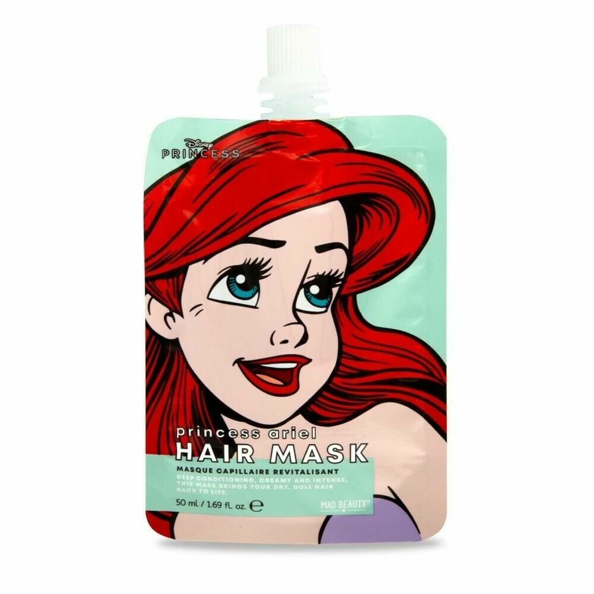 Haarmaske Mad Beauty Disney Princess Ariel Revitalisierende 25 ml (50 ml)