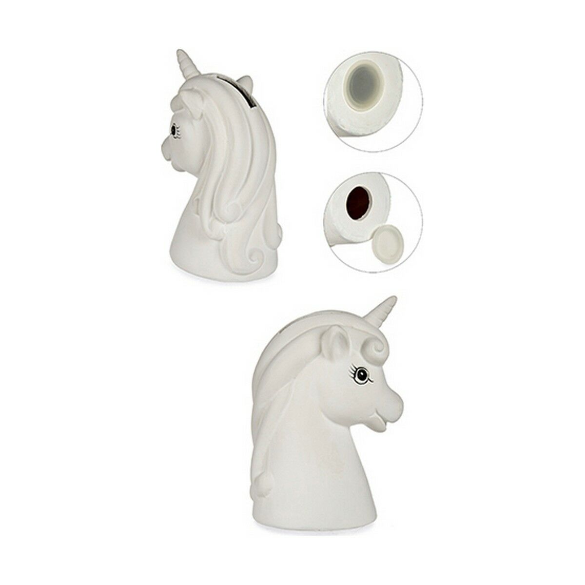 Paint Your Own Money Box Unicorn 10 x 14,5 x 8,5 cm Ceramic (12 Units)