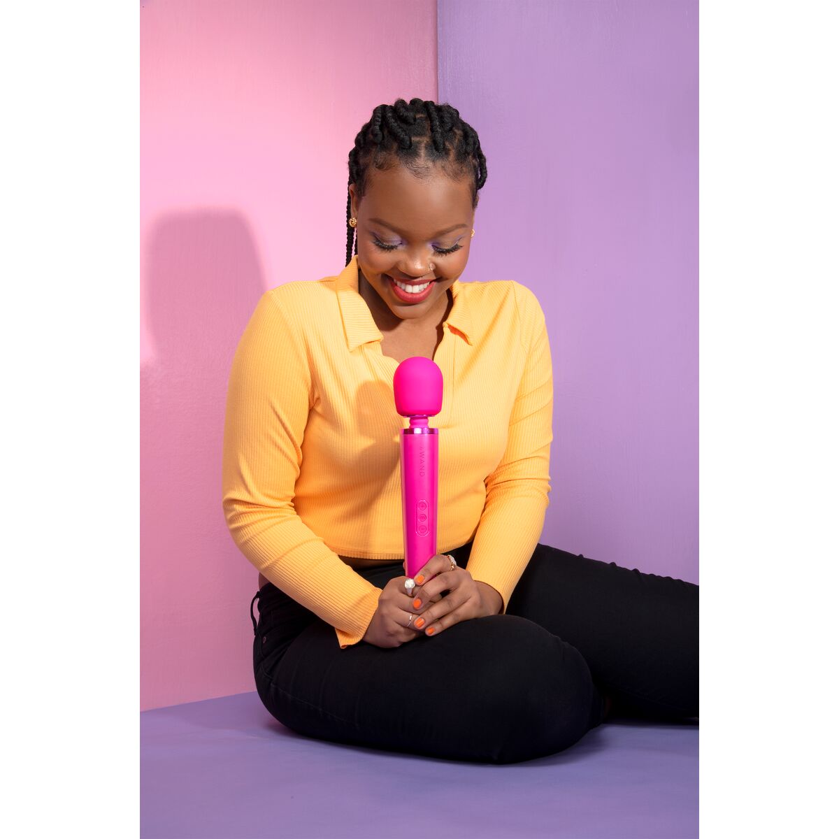 PalmPower-Recharge Wand Massager Le Wand Magenta Pink PalmPower-Recharge Wand Massager Le Wand Magenta Pink