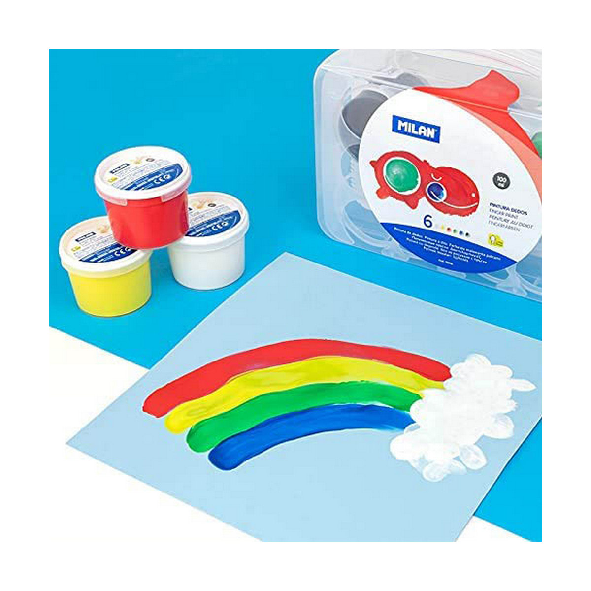 Modelling Clay Game Milan Soft dough 913510B Vegetable Blue Yellow