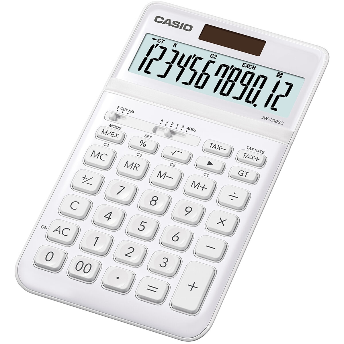 Calculator Casio JW-200SC-WE White Plastic (18,3 x 10,9 x 1 cm)