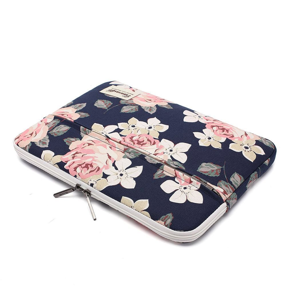 Canvaslife Sleeve Bag 13-14 inch Blue Camellia