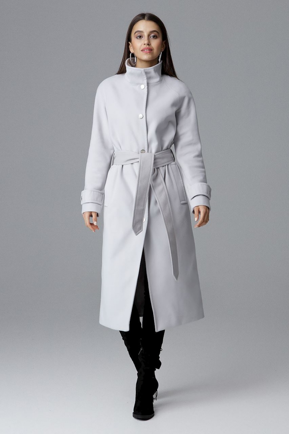 Coat model 124383 Figl grey Ladies