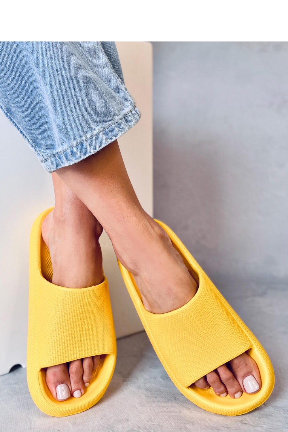 Flip-flops model 180436 Inello yellow Ladies
