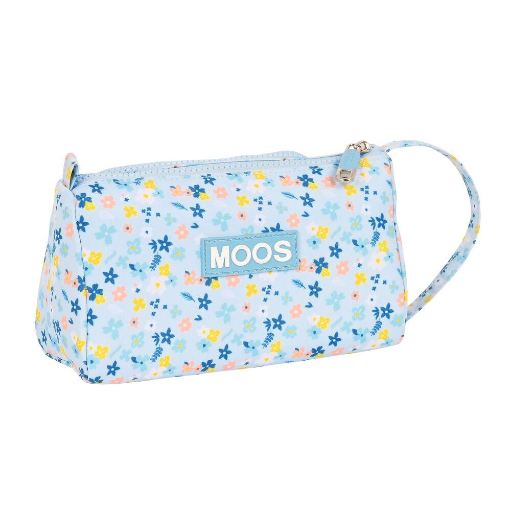 School Case with Accessories Moos Lovely Light Blue (32 Pieces)