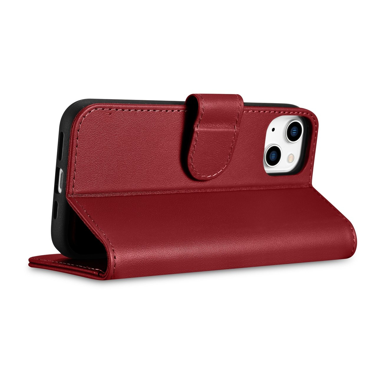 iCarer Wallet Anti-RFID 2in1 Apple iPhone 14 red