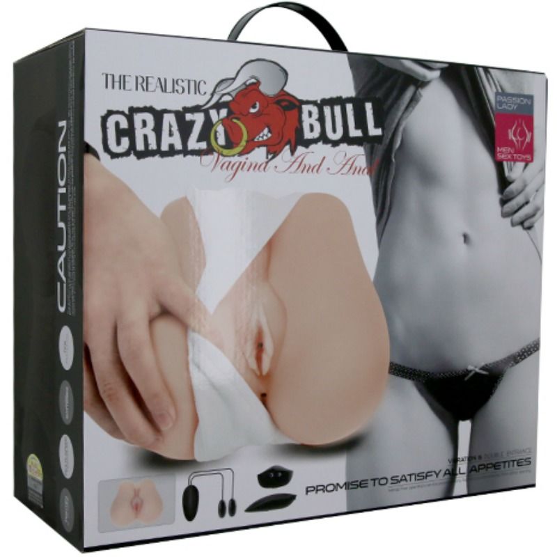 CRAZY BULL - REALISTIC ANUS AND VAGINA WITH VIBRATION POSTURE 3 CRAZY BULL - REALISTIC ANUS AND VAGINA WITH VIBRATION POSTURE 3