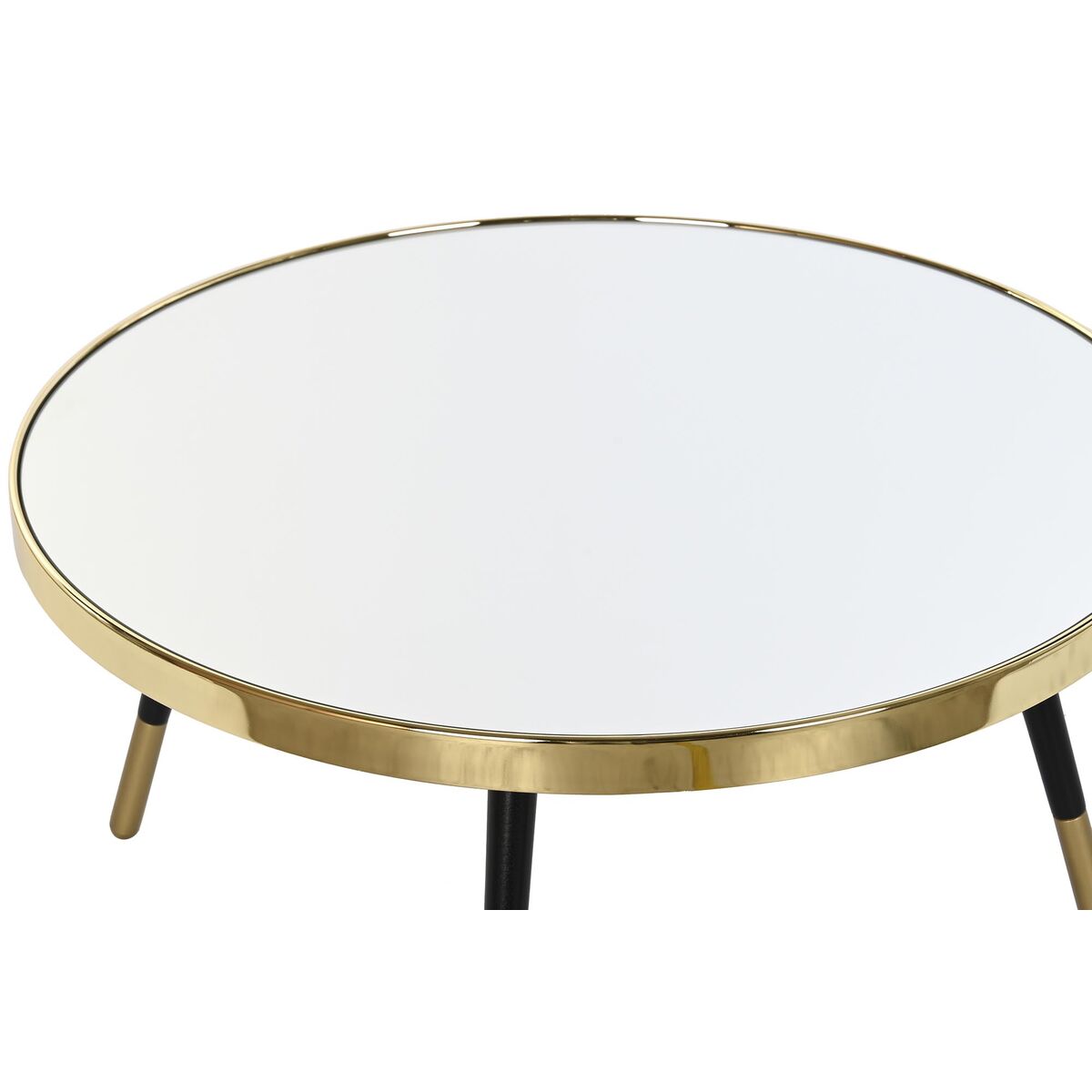 Centre Table DKD Home Decor Mirror Steel Glamour (82,5 x 82,5 x 40 cm)