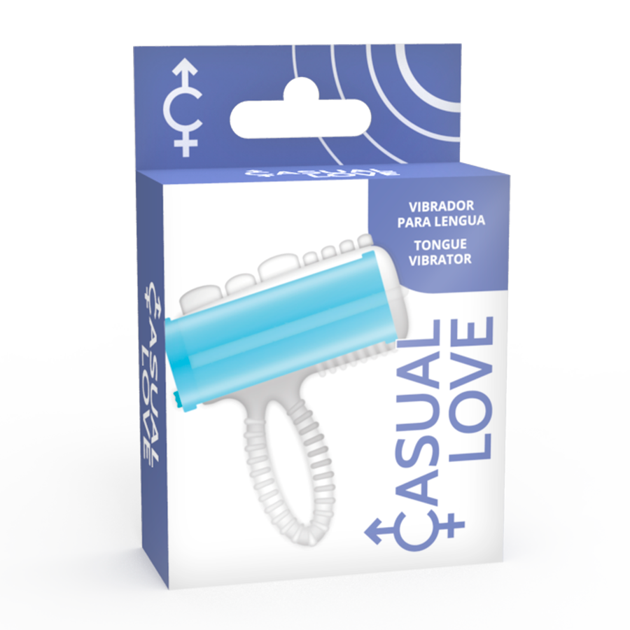 CASUAL LOVE- CASUAL RING TONGUE VIBRATING BLUE