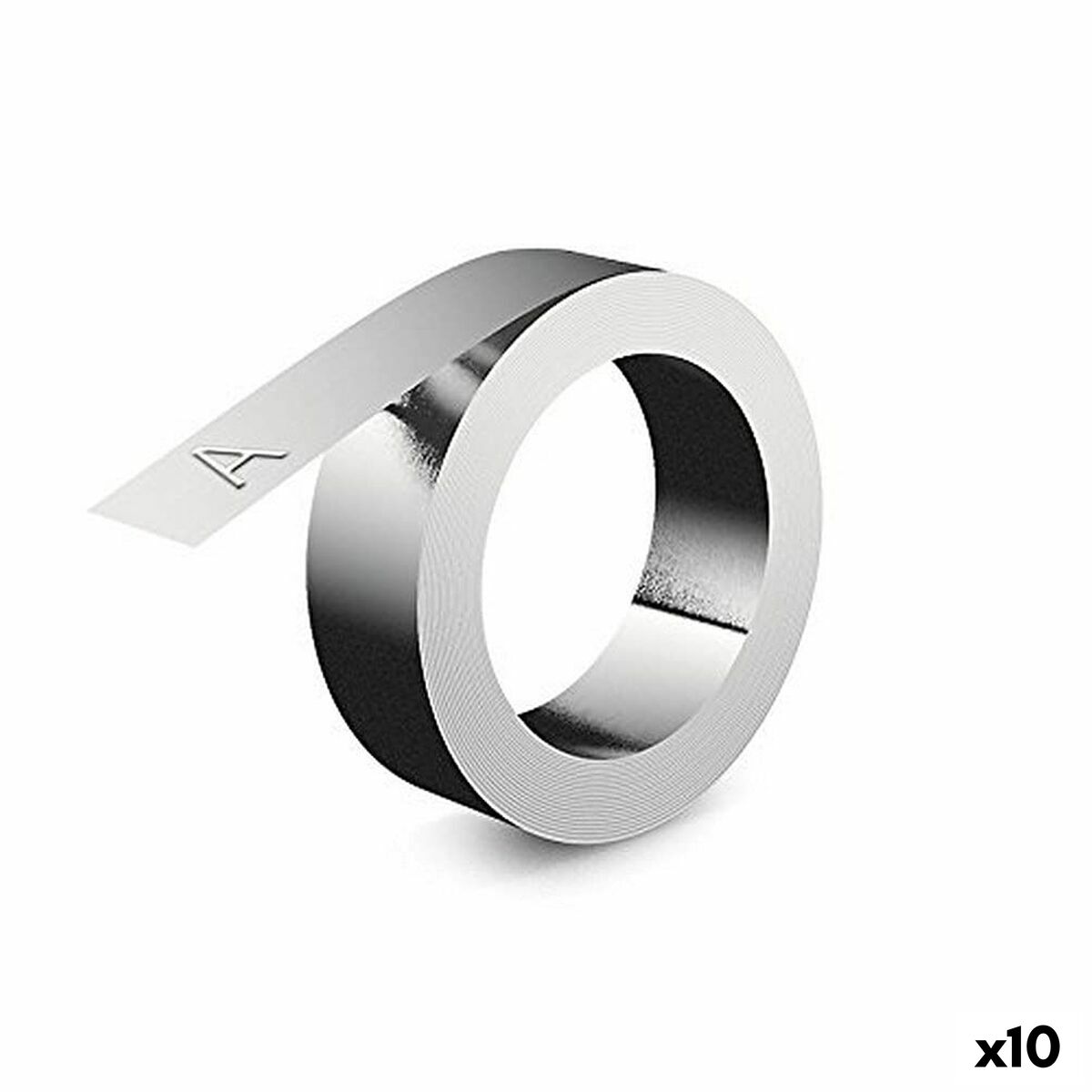 Laminated Tape for Labelling Machines Dymo 31000 Rhino™ Aluminium 12 mm (10Units)