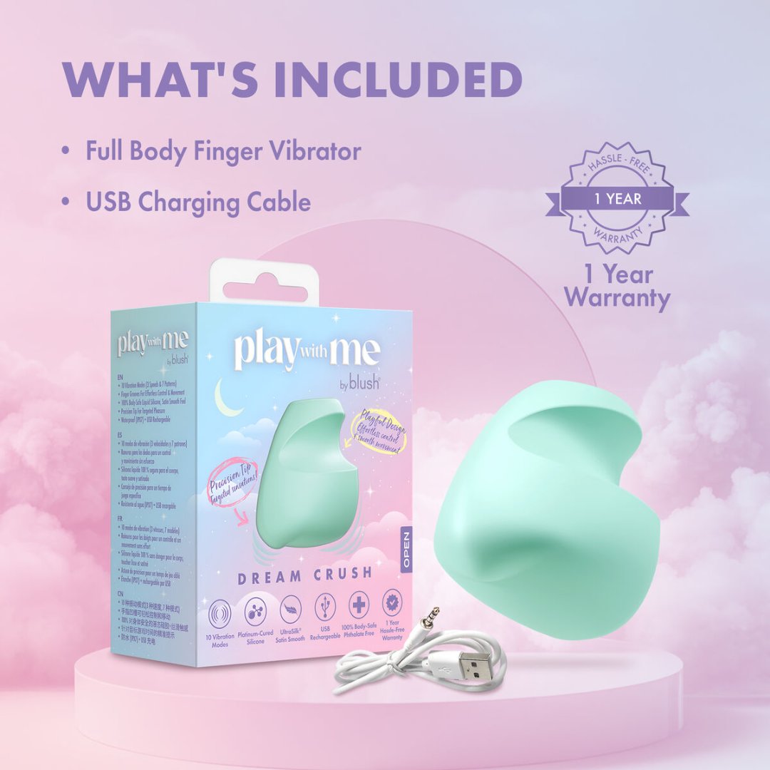 Massager Blush Play with me Green Massager Blush Play with me Green