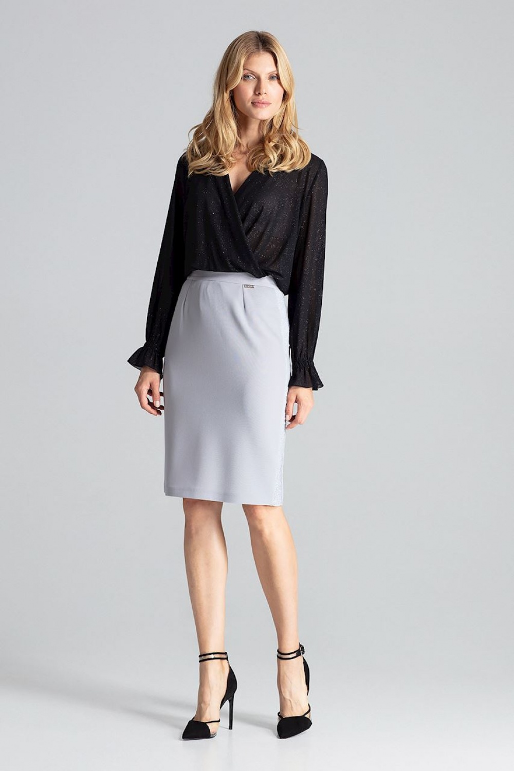 Spódnica Model M688 Grey - Figl Szary Damska