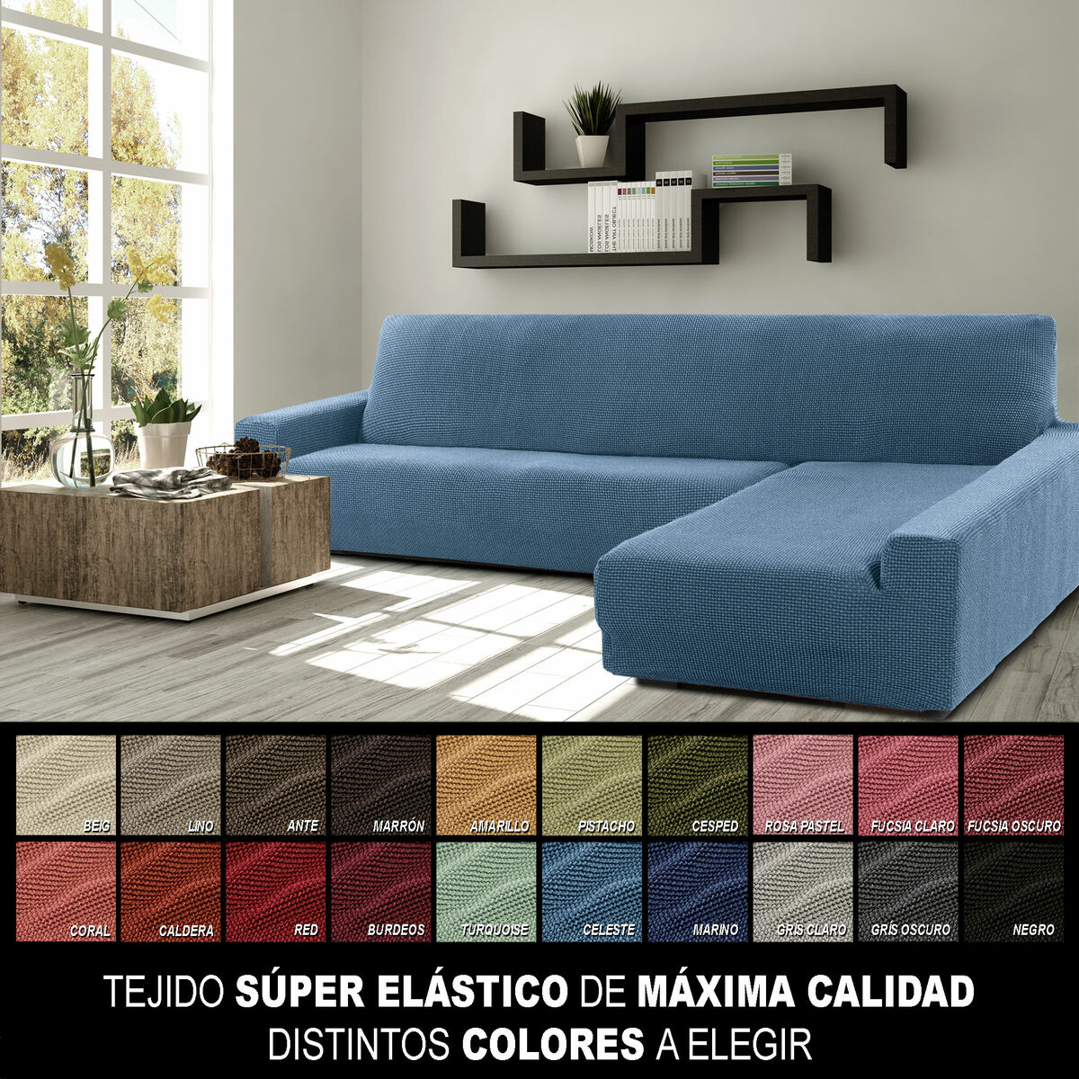 Cover for chaise longue with long right arm Sofaskins NIAGARA 210 - 340 cm Cover for chaise longue with long right arm Sofaskins NIAGARA 210 - 340 cm
