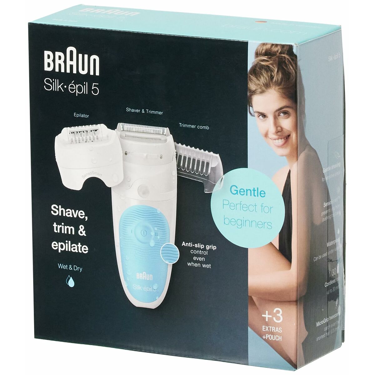 Electric Hair Remover Braun Silk Epil 5-605 Power