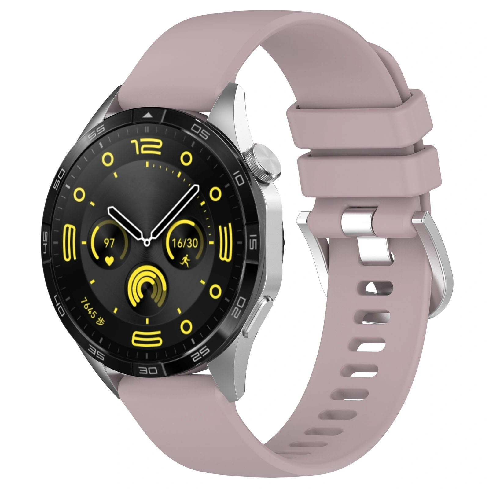 Bizon Strap Watch Silicone Pro Huawei Watch GT 5 Pro 42mm/GT 5 41mm/GT 4 41mm light purple