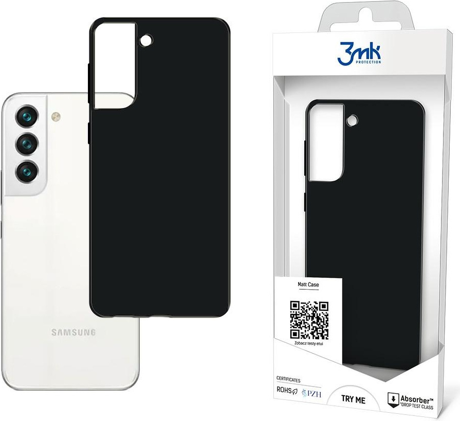 3MK Matt Case Samsung Galaxy S22 black