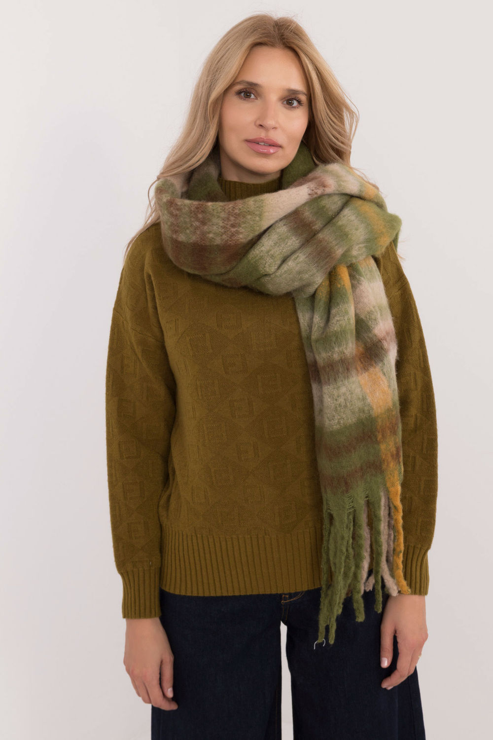  Shawl model 200281 AT  green