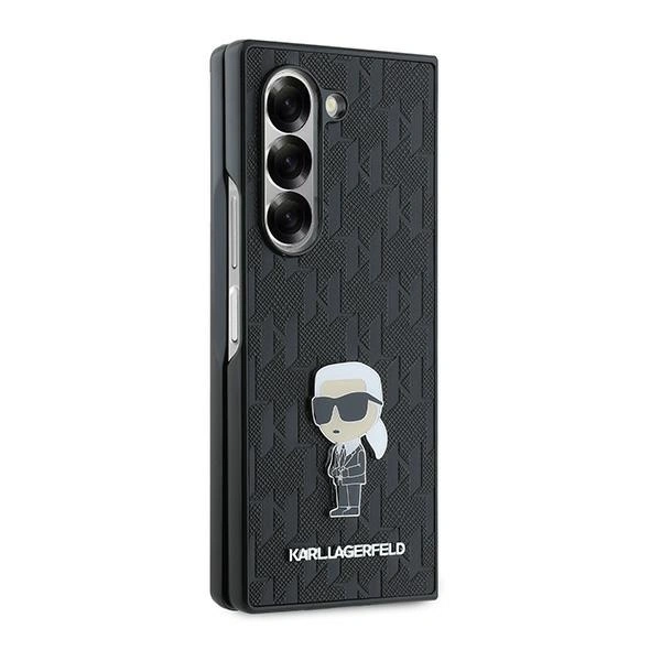 Case Karl Lagerfeld KLHCZFD6SAPKINPKK Samsung Galaxy Z Fold6 Saffiano Ikonik Pin black
