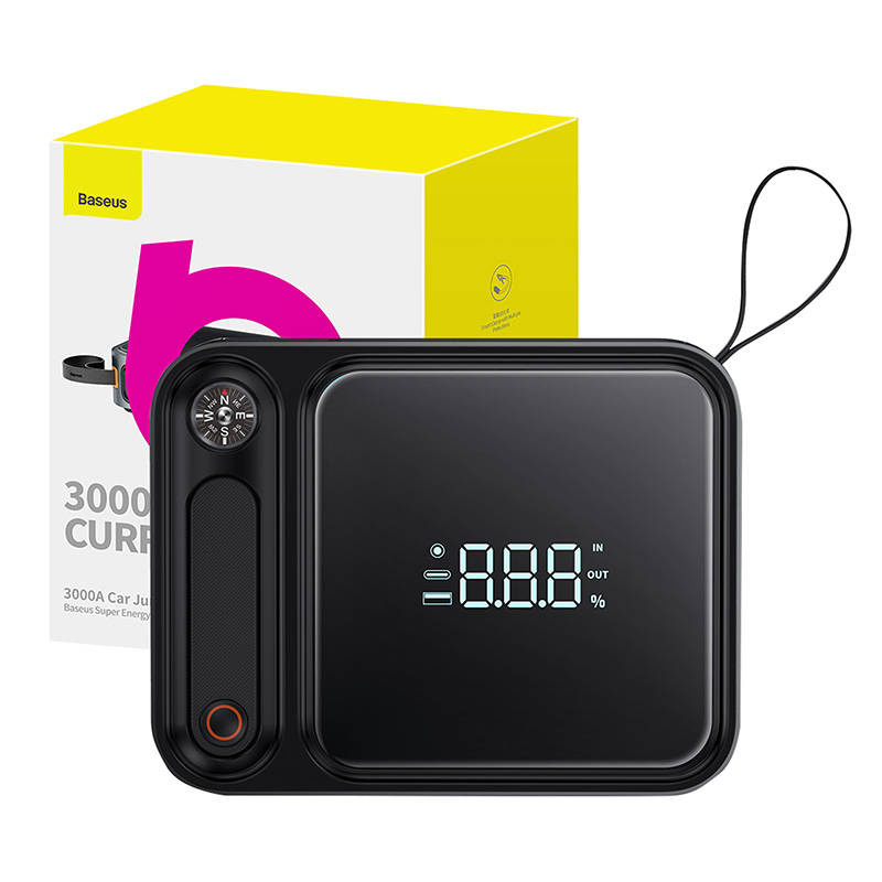 Baseus Super Energy Ultra Car Jump Starter Powerbank 3000A (black)