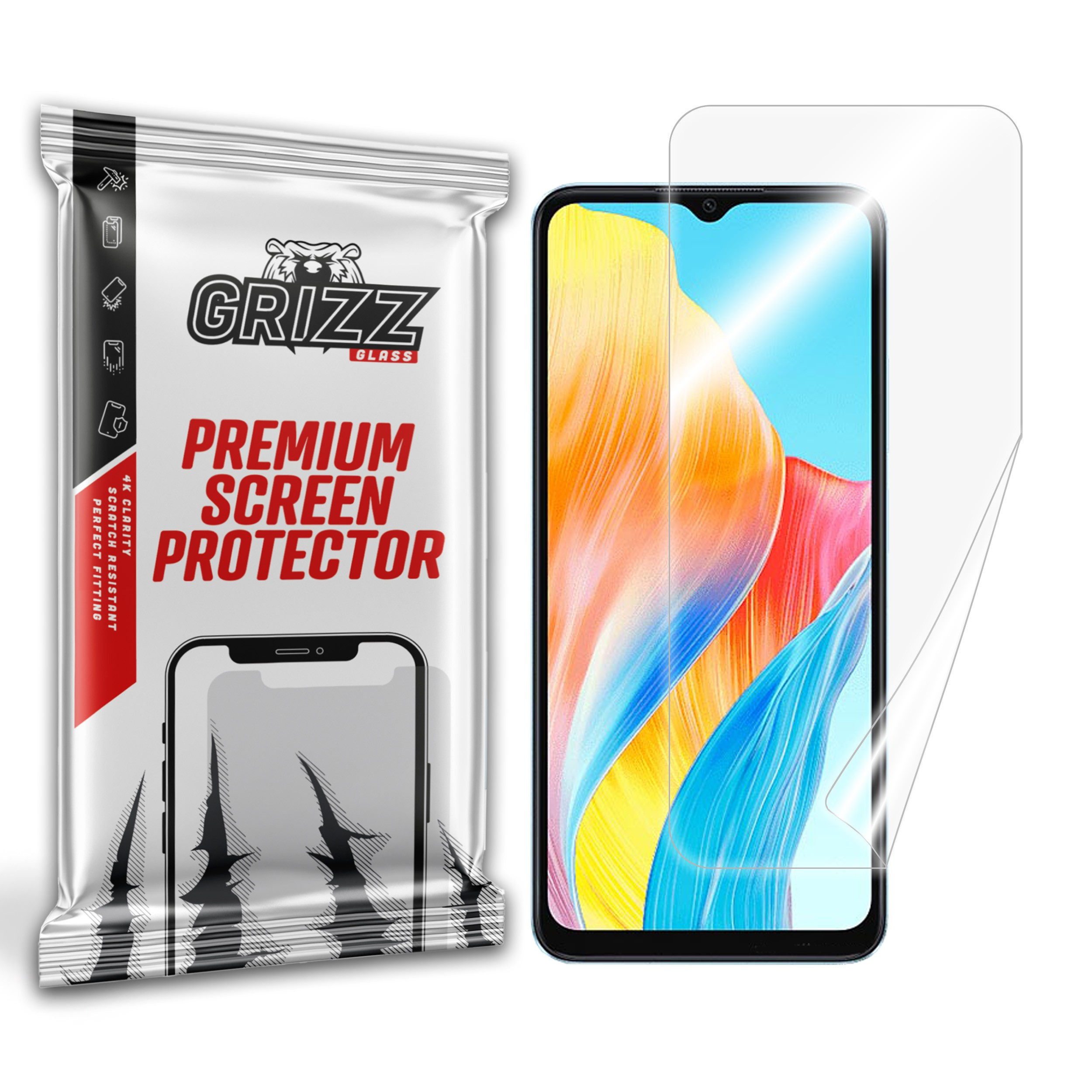 GrizzGlass CeramicFilm Oppo A18