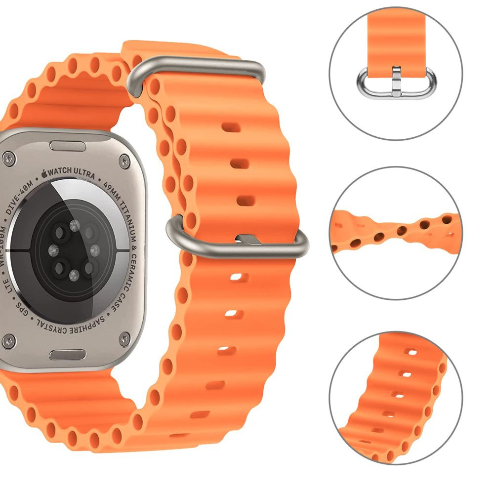 Tech-Protect Iconband Pro Apple Watch 4/5/6/7/SE/8/Ultra 44/45/49mm Orange